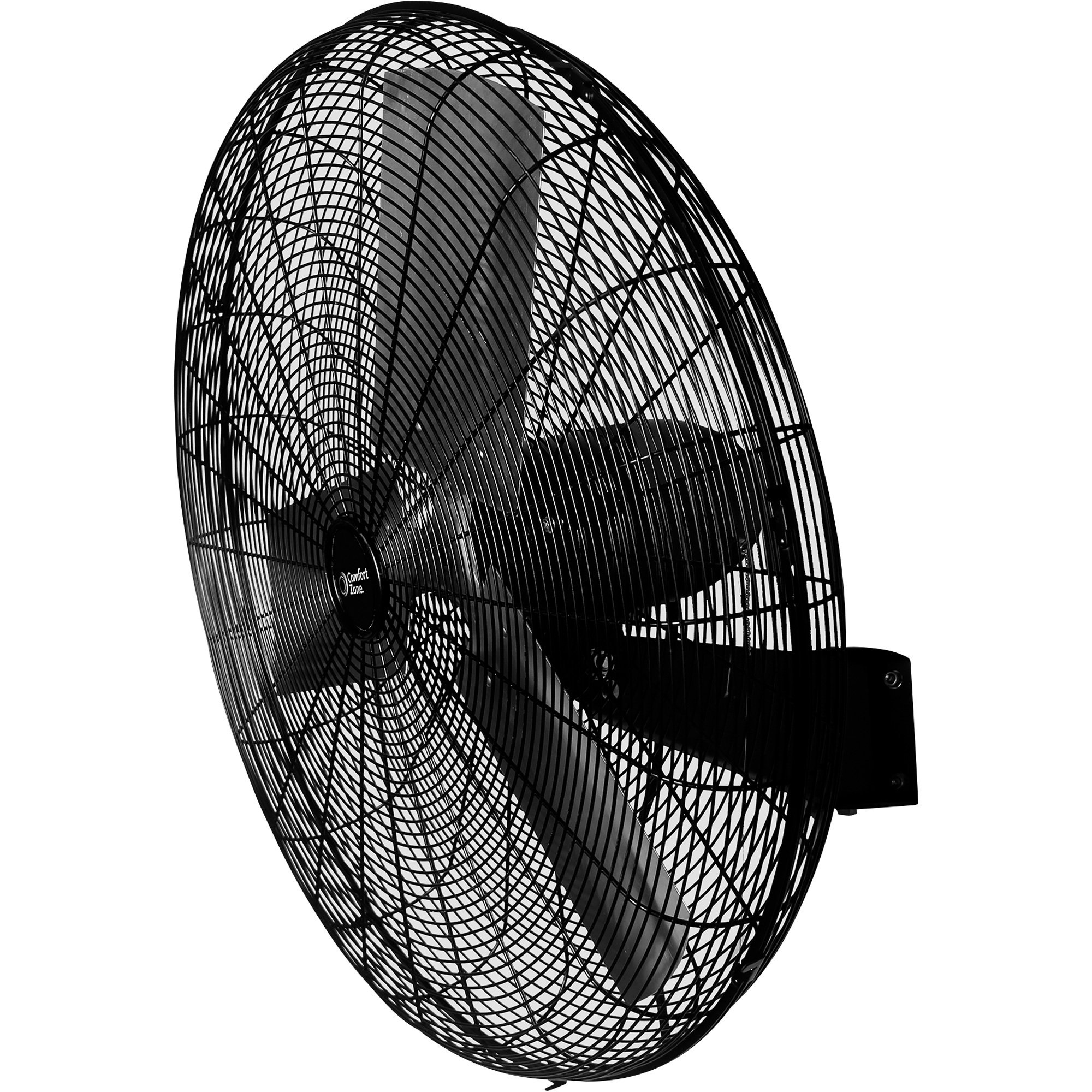 Comfort Zone Industrial High-Velocity Wall-Mount Fan — 30in., 1483 CFM, 1/3 HP, 120 Volts, Model# CZHVW30